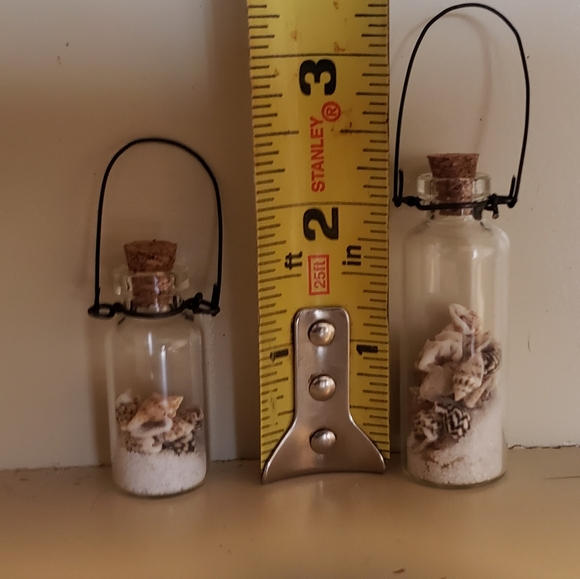 Sand and Seashell Mini Bottle Christmas Ornament - Picture 8 of 11